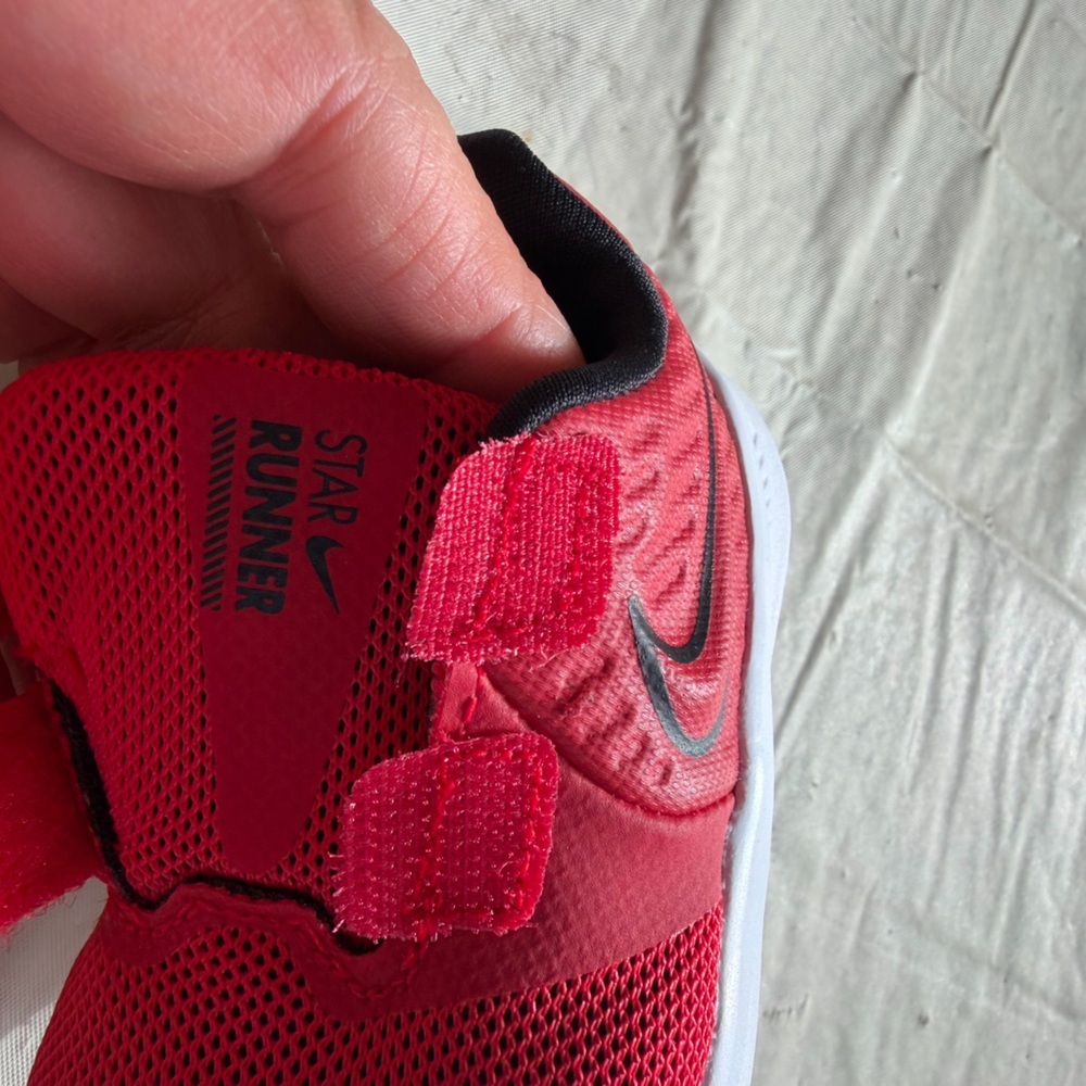 NIKE STAR RUNNER (TDV) Infant/Toddler Shoe Red New - Picture 4 of 8
